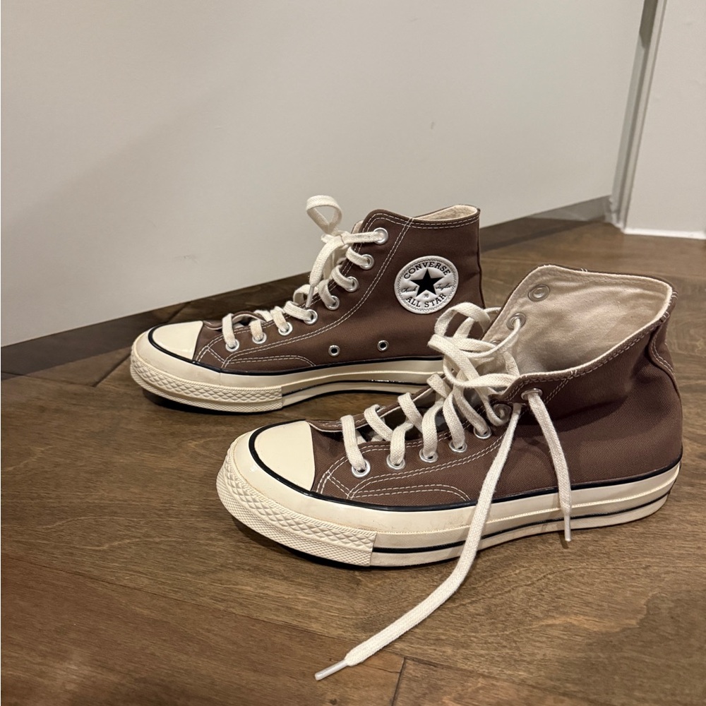 Converse Brown High-Top Sneakers - Picture 4 of 4